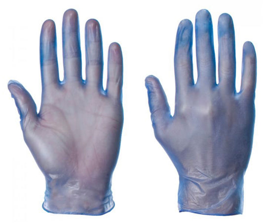 Vinyl Glove Blue XL