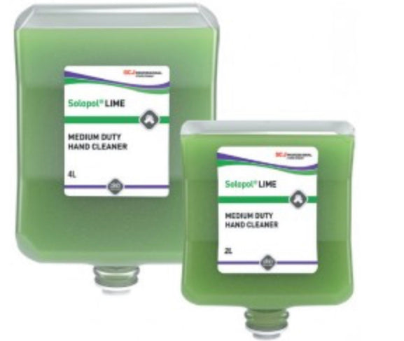 DEB 'Solopol®' Lime Hand Cleanser - Medium Duty 2 or 4 Litre
