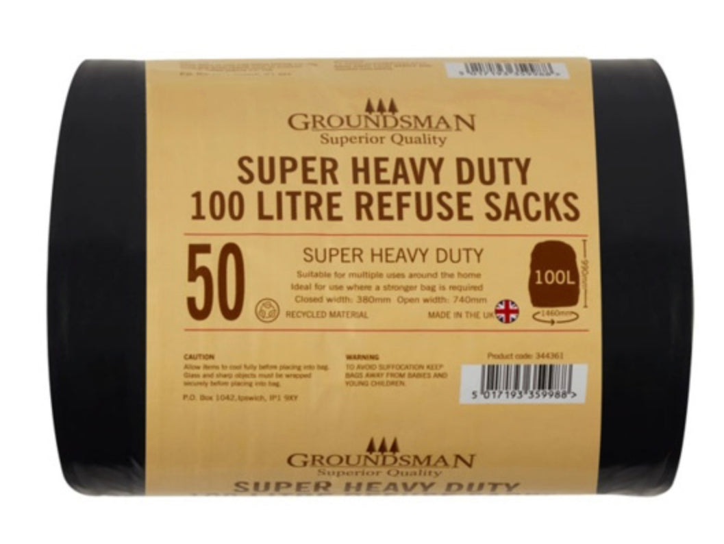 100 Litre refuse sack 50