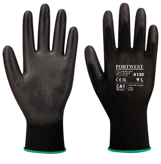 PU Palm Glove Black A120