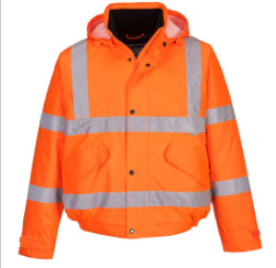 S463 - Hi-Vis Winter Bomber Jacket Yellow